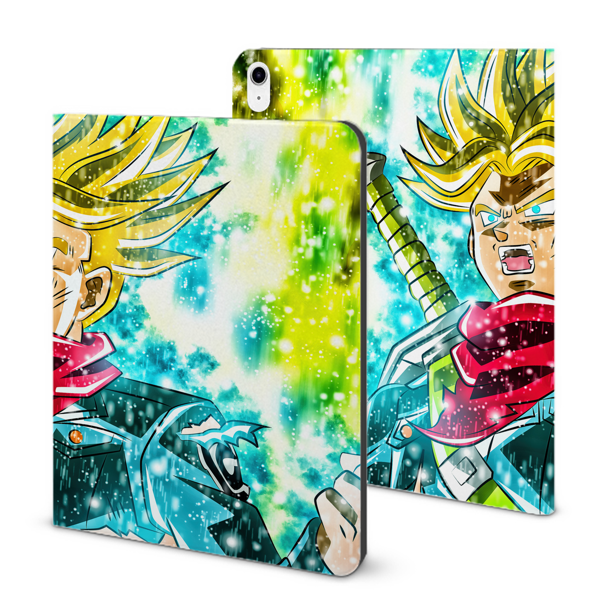 （画像用） ドラゴンボール DRAGON BALL IPad ケース ブック型 PUレザー TPU 耐衝撃 軽量 薄型 ペン収納なし 全面保護 IPad 各モデル対応